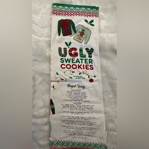 Holiday Towel with Recipes